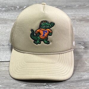 Florida Gators Hat Cap Snap Back One Size Beige NCAA Football Mens Forty Seven